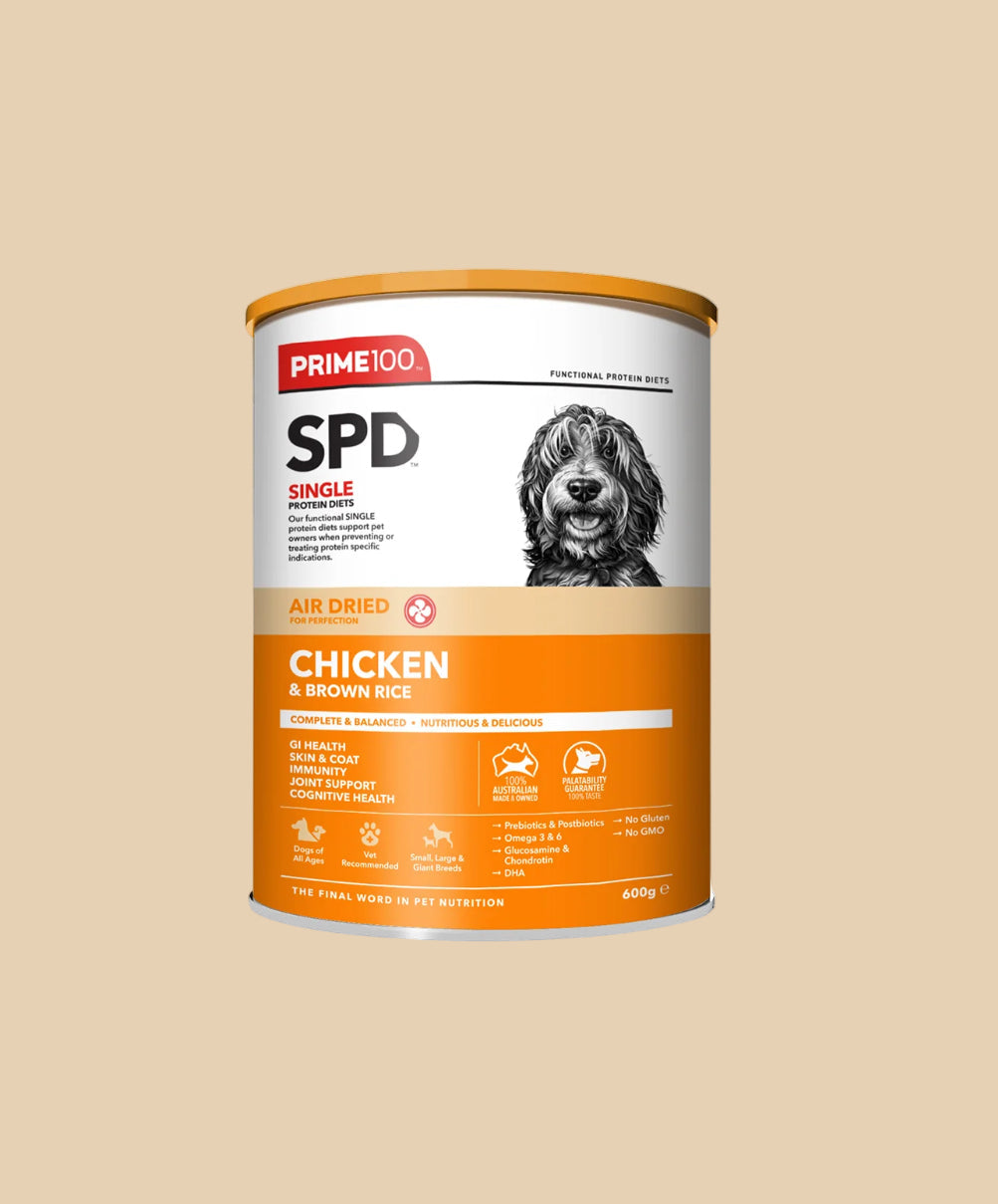 Prime 100 Air Dried Chicken & Brown Rice 600g