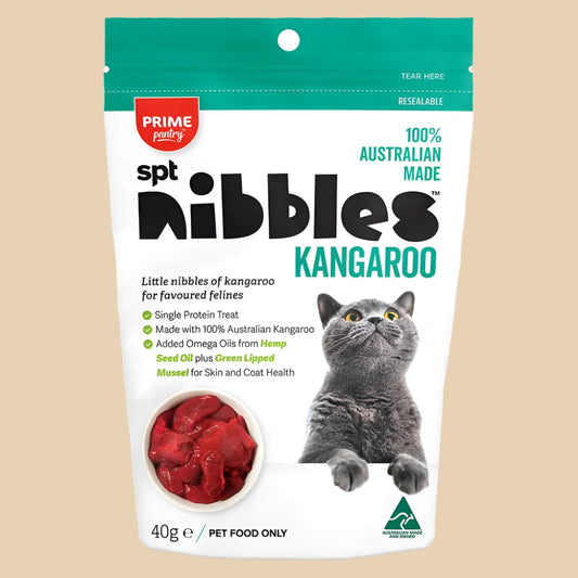 Prime Pantry Nibbles (cats) - Kangaroo 40g