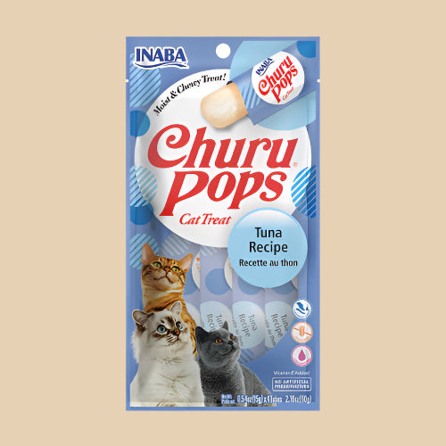 Inaba Churu Pops 4pk (cats) - Tuna Recipe