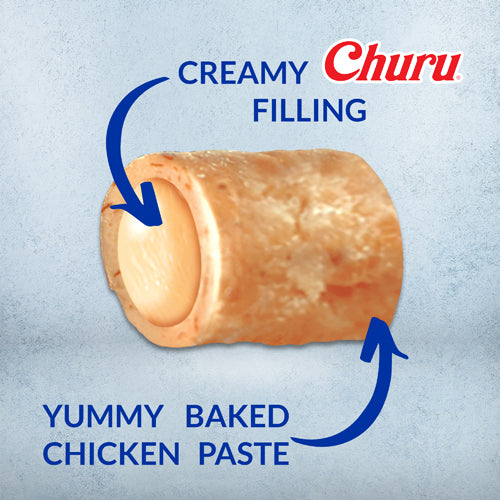 Inaba Churu Bites 8pk (dogs) - Chicken with Cheese