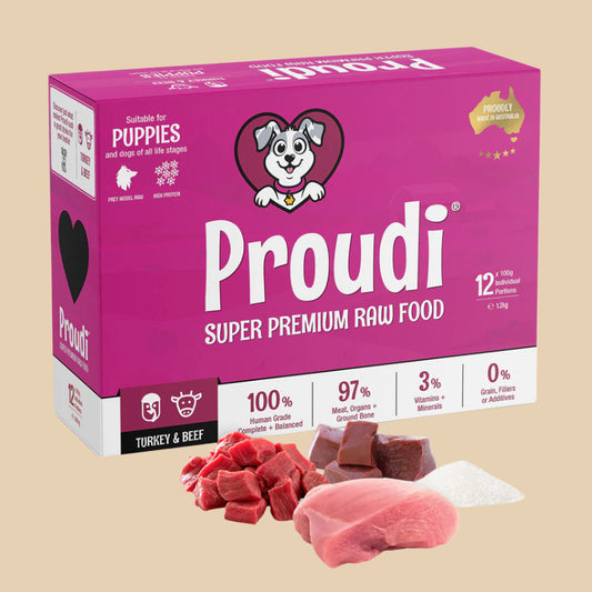 Proudi Turkey & Beef 1.2kg (puppy)